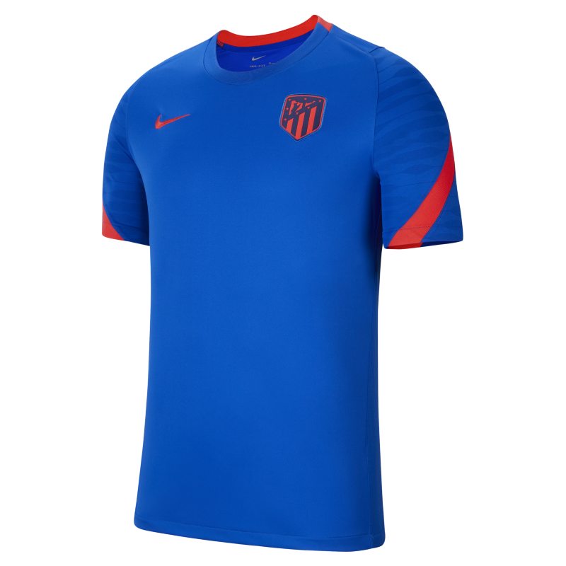 Męska koszulka piłkarska z krótkim rękawem Atlético Madryt Strike - Niebieski