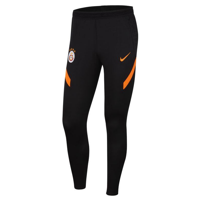 Męskie dzianinowe spodnie piłkarskie Nike Dri-FIT Galatasaray Strike - Czerń