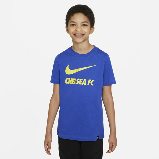 фото Игровая футболка для школьников chelsea fc - синий