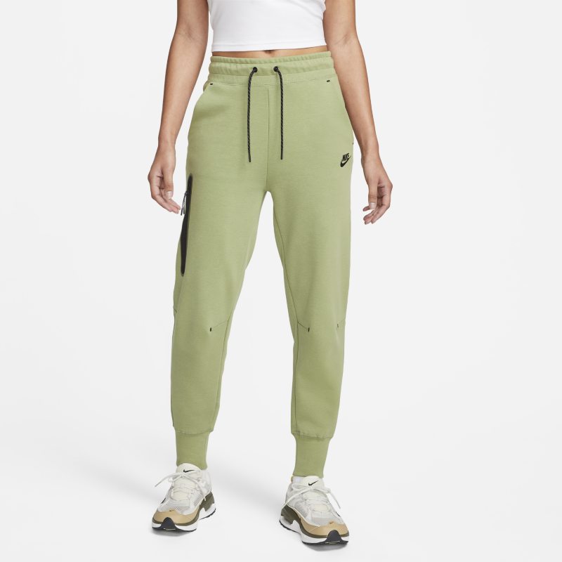 Spodnie damskie Nike Sportswear Tech Fleece - Zieleń