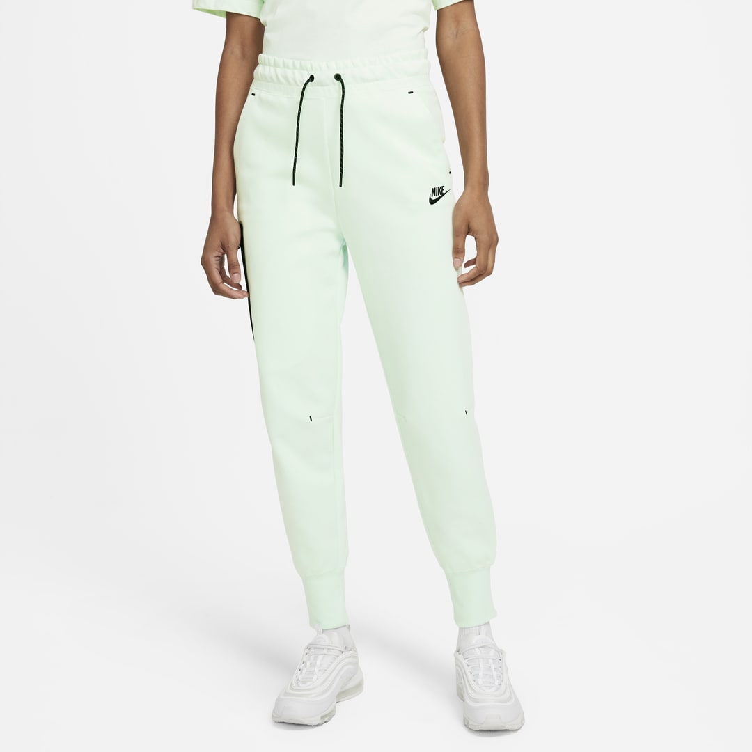 Nike Sportswear Tech Fleece Women's Pants In Barely Green,black