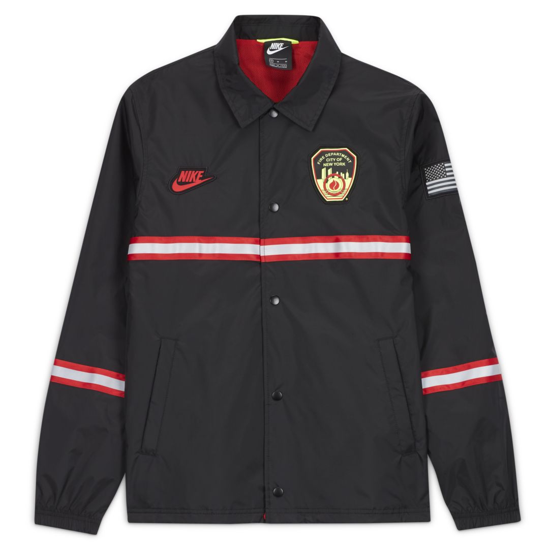 browse Should for me Nike Sportswear Men's Fdny Coaches' Jacket In Black | ModeSens