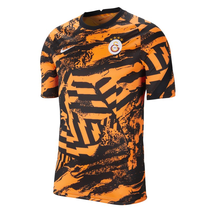 Męska przedmeczowa koszulka piłkarska z krótkim rękawem Galatasaray - Pomarańczowy