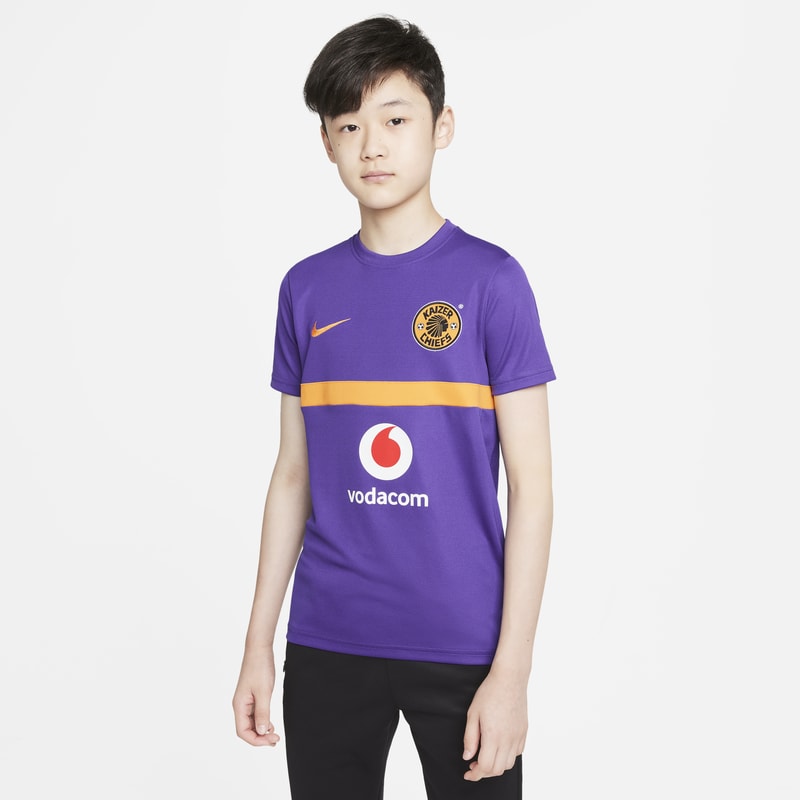Koszulka piłkarska dla dużych dzieci Kaizer Chiefs F.C. Academy Pro Nike Dri-FIT - Fiolet