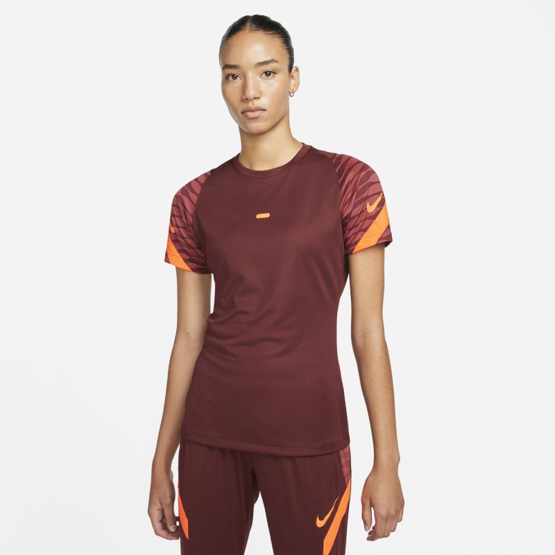 Nike Dri-FIT Strike Camiseta de fútbol de manga corta - Mujer - Marrón Nike