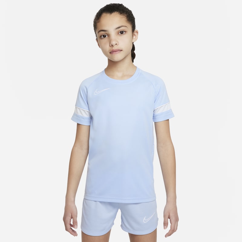 Koszulka piłkarska z krótkim rękawem dla dużych dzieci Nike Dri-FIT Academy - Fiolet