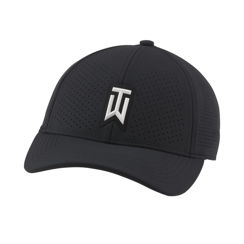 Perforowana czapka do golfa Nike AeroBill Tiger Woods Heritage86 - Czerń