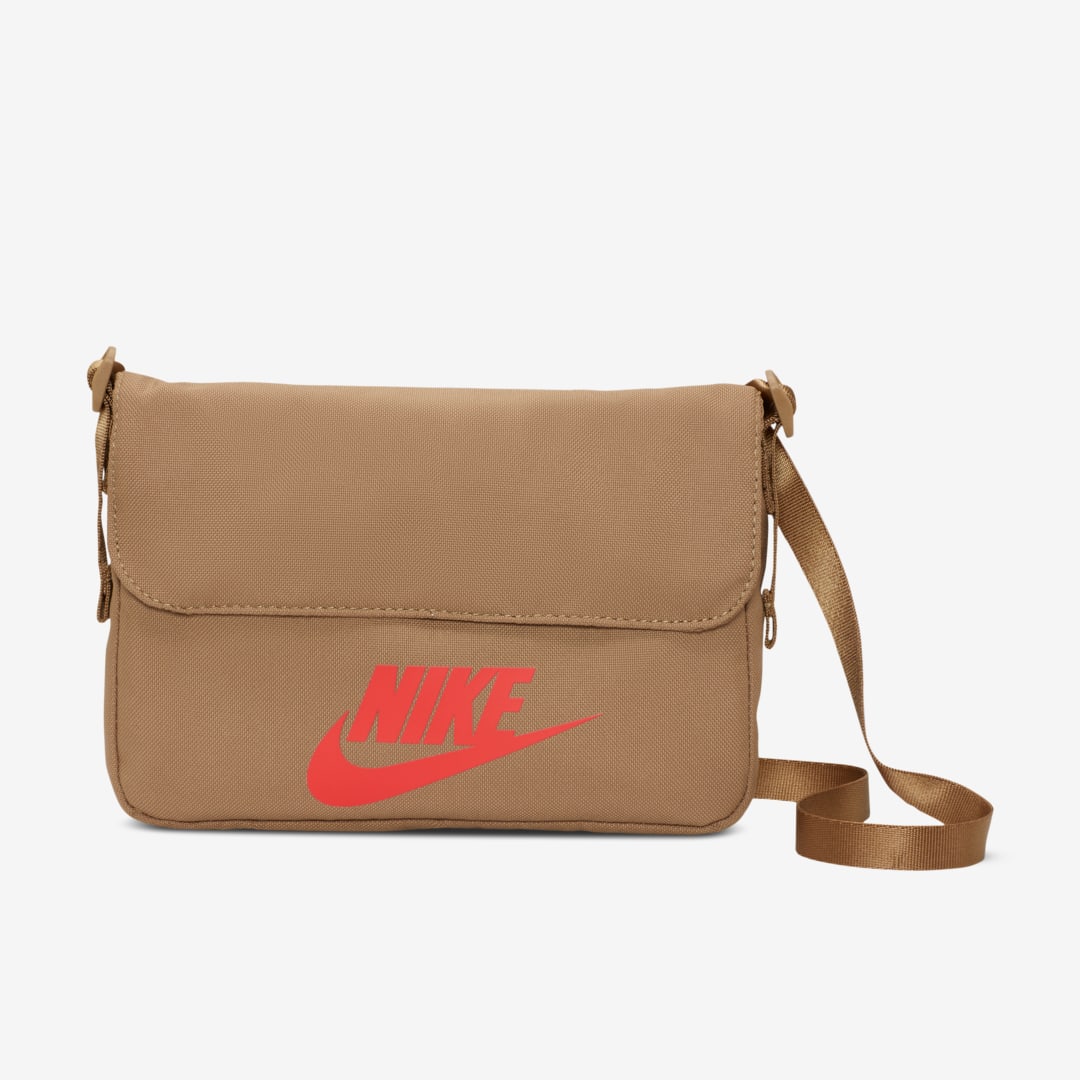 Nike Sportswear Women's Futura 365 Crossbody Bag In Dark Driftwood,dark Driftwood,light Crimson