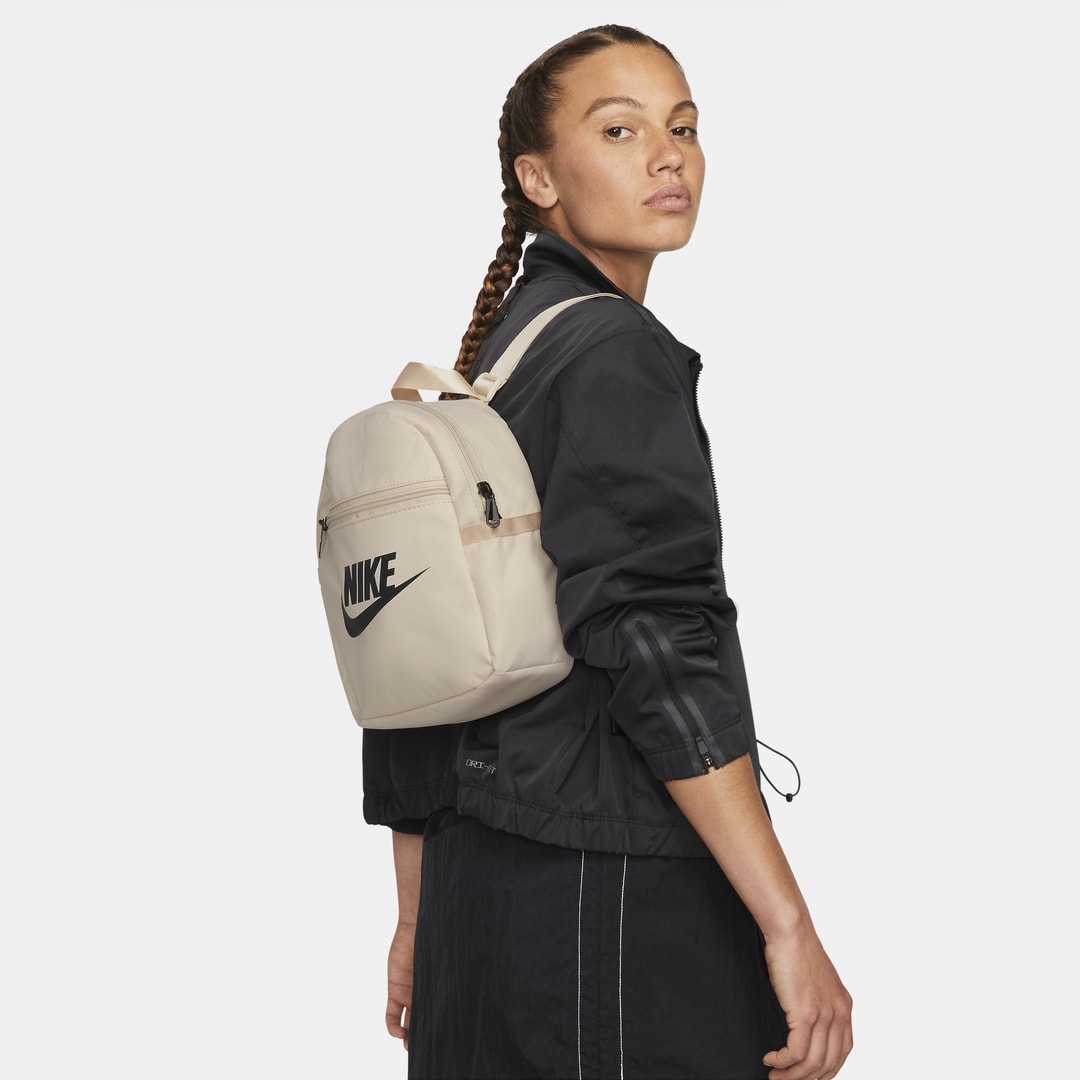 Nike Sportswear Futura 365 Women's Mini Backpack In Pearl White,pearl White,black