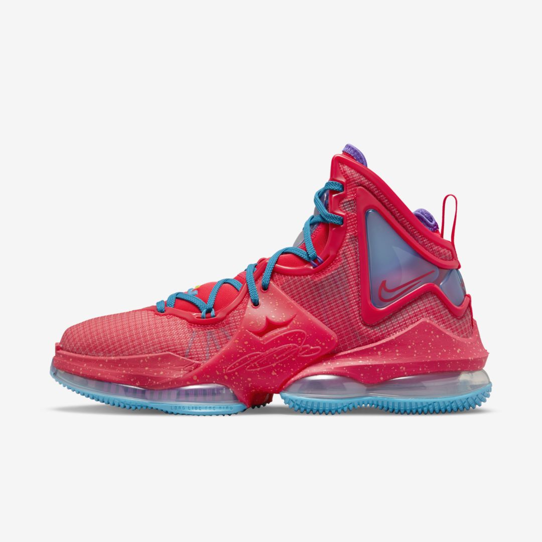 Nike Lebron 19 Basketball Shoes In Siren Red,laser Blue,psychic Purple,siren Red