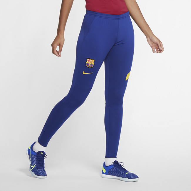 фото Женские футбольные брюки fc barcelona academy pro - синий