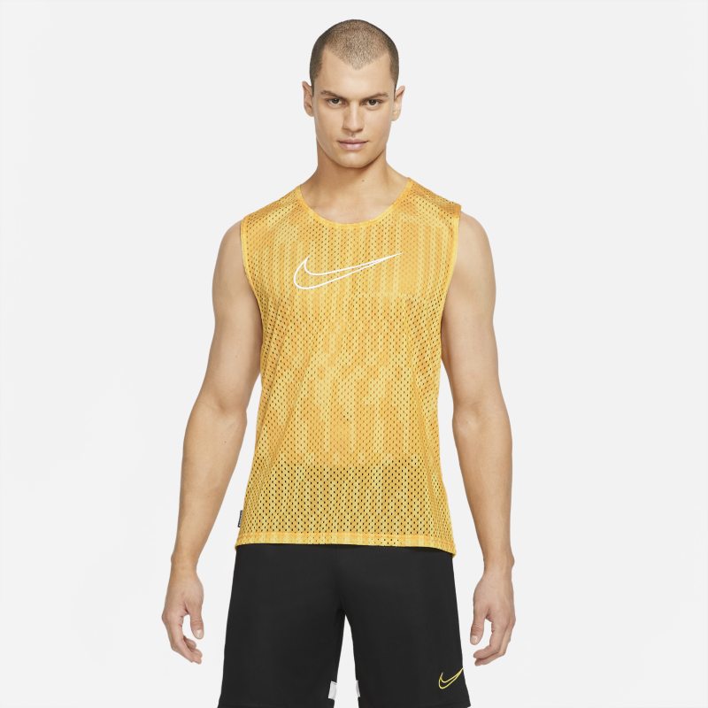 Męska koszulka piłkarska bez rękawów Nike Academy - Żółć