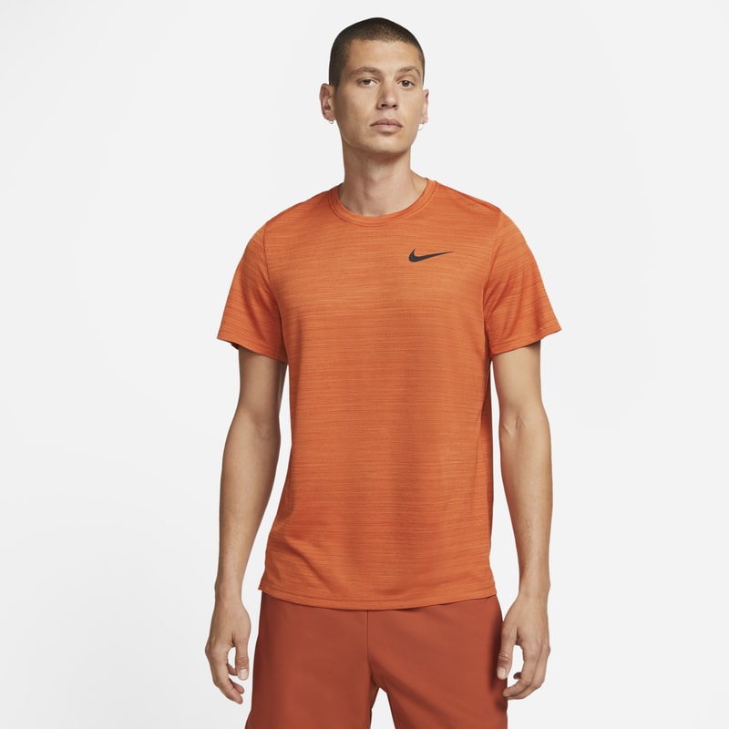 Nike Dri-FIT Superset Camiseta de entrenamiento de manga corta - Hombre - Naranja Nike
