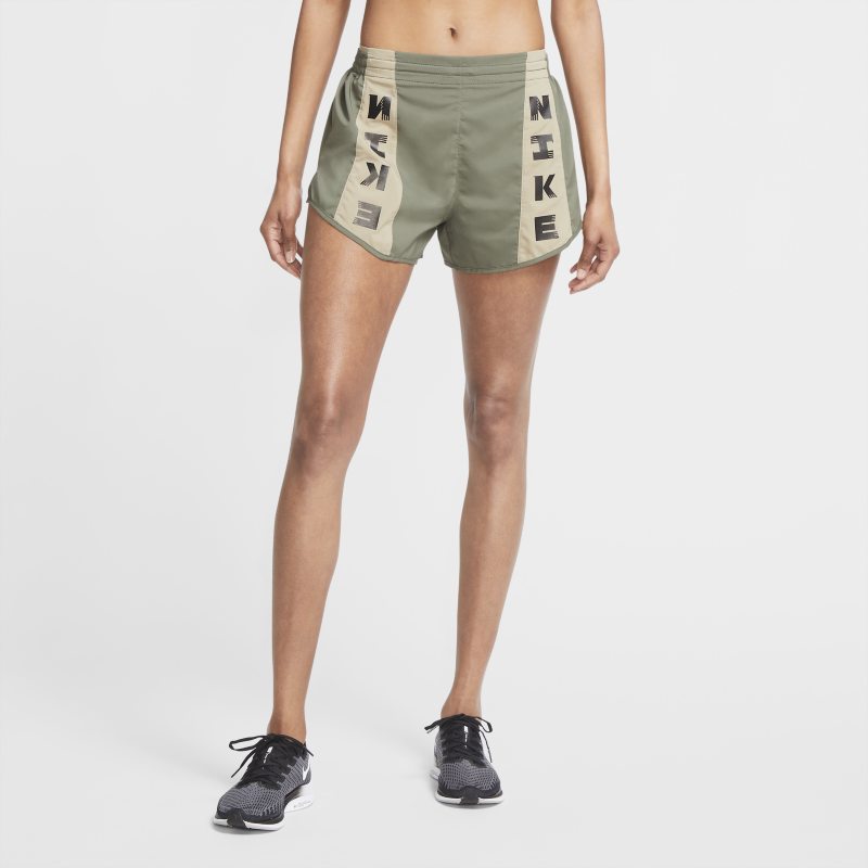 Nike Icon Clash Tempo Luxe Women's Running Shorts - Green