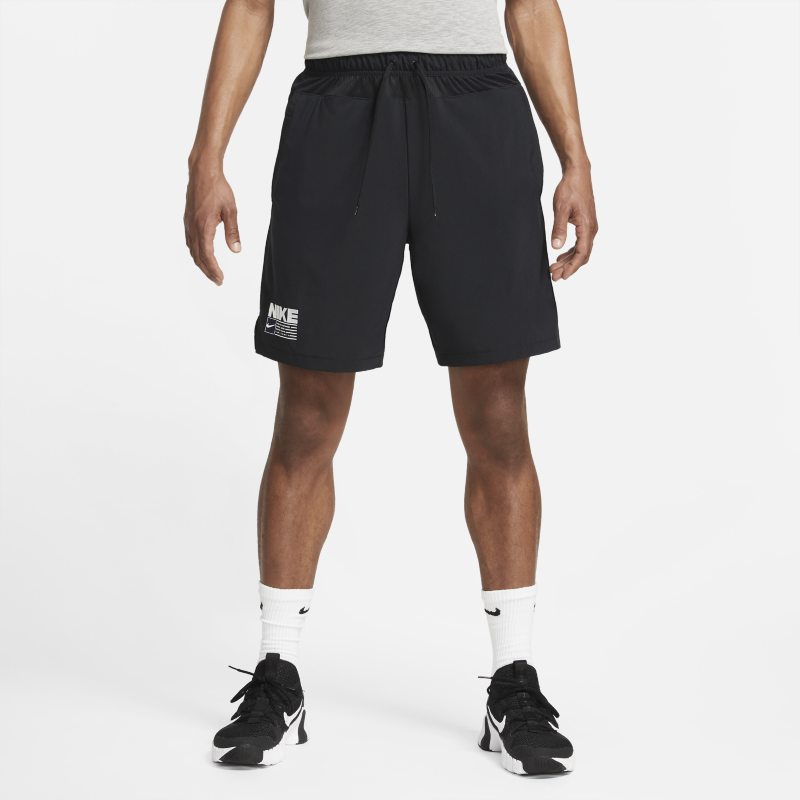 Träningsshorts Nike Flex Graphic för män - Svart