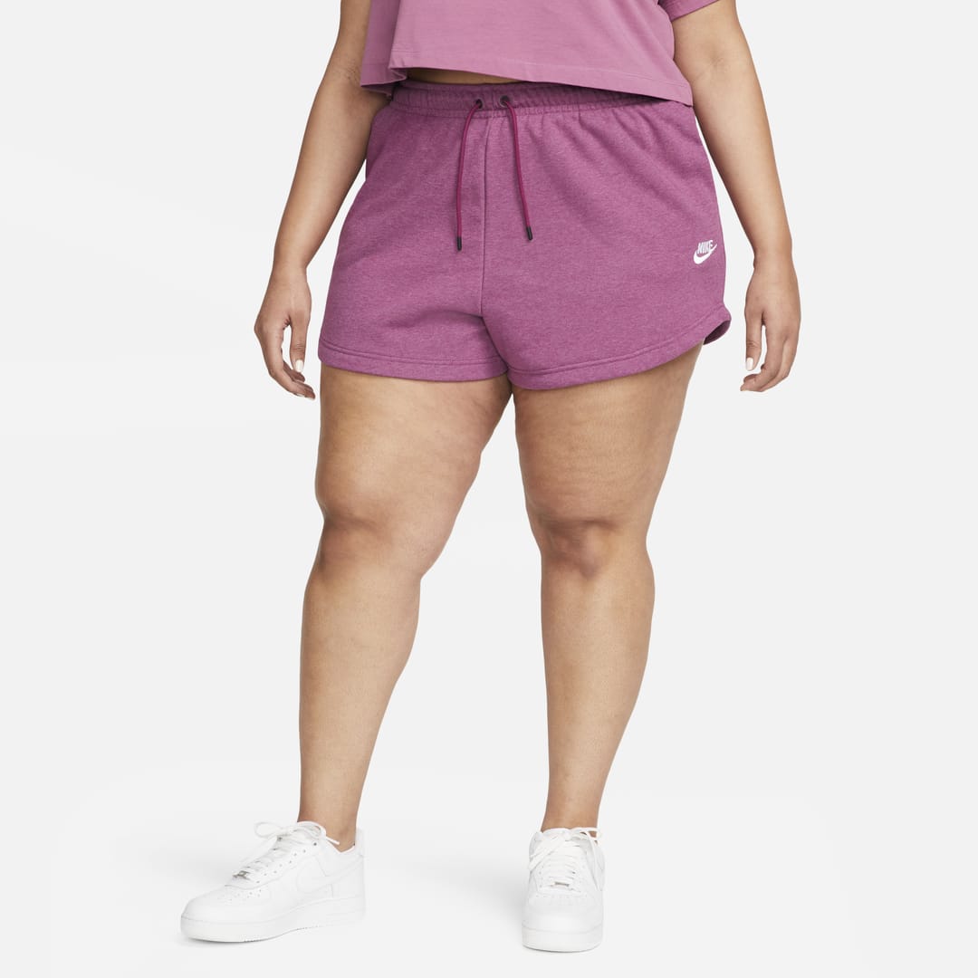 Nike Women's  Sportswear Shorts (plus Size) In Red