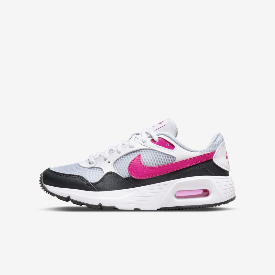 Nike Air Max Sc Big Kids' Shoe In Pure Platinum,white,off Noir,pink Prime