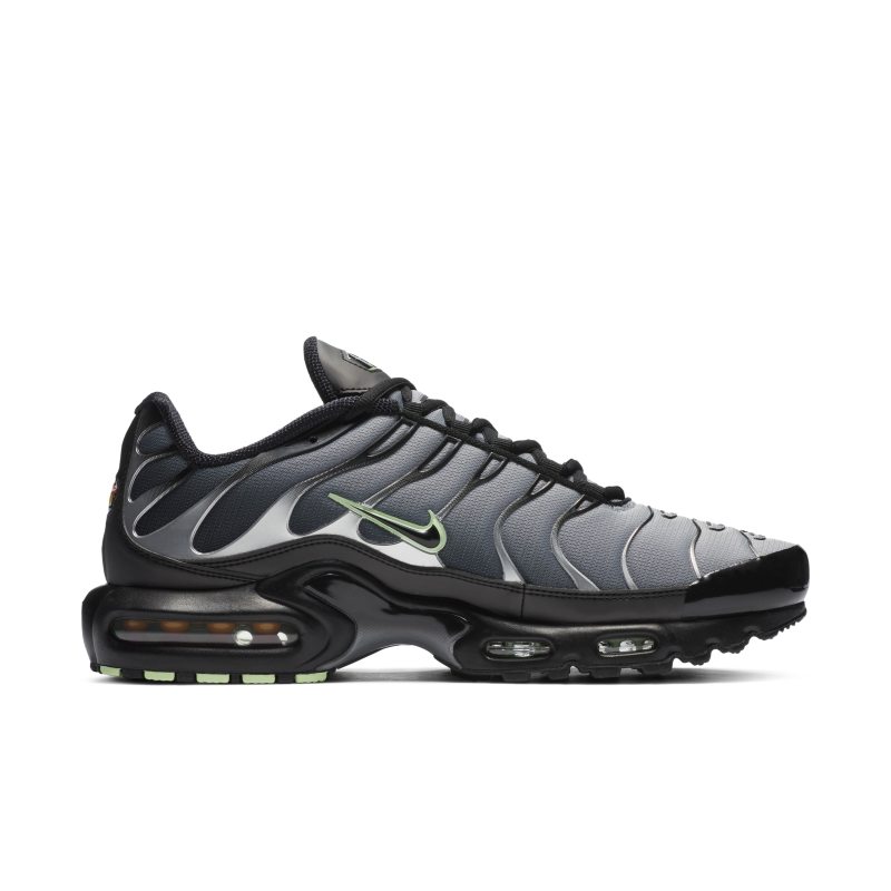 Image of Nike Air Max Plus Black Particle Grey Vapour Green