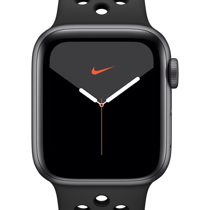 Apple Watch Nike Series 5 (GPS) with Nike Sport Band 44mm Space Grey Aluminium Case - Black