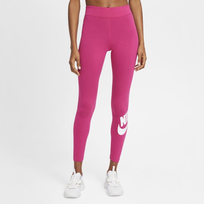 Damskie legginsy z wysokim stanem Nike Sportswear Essential - Różowy