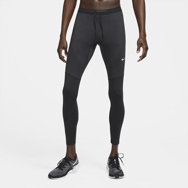 Мужские беговые тайтсы Nike Phenom Elite - Черный
