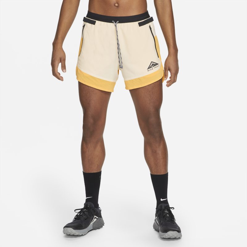 Nike Dri-FIT Flex Stride Pantalón corto de trail - Hombre - Amarillo Nike