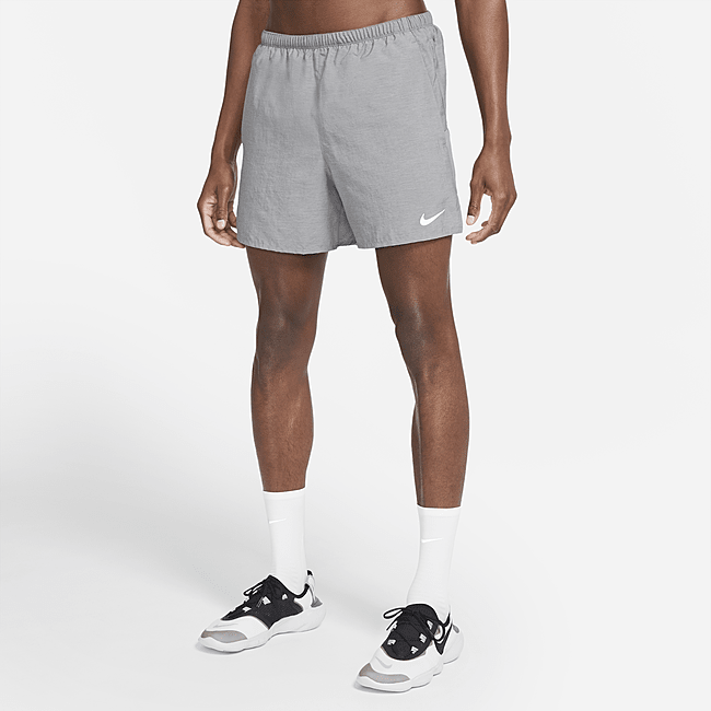 Nike Challenger fôret løpeshorts til herre (13 cm) - Grey