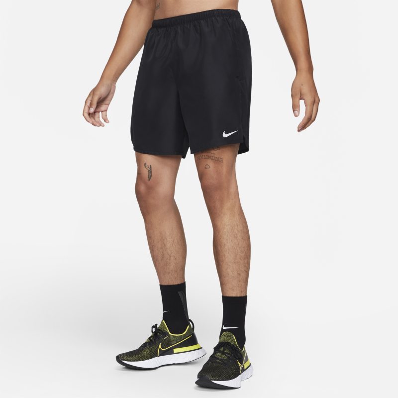 Löparshorts med innerbyxor Nike Challenger 18 cm för män - Svart