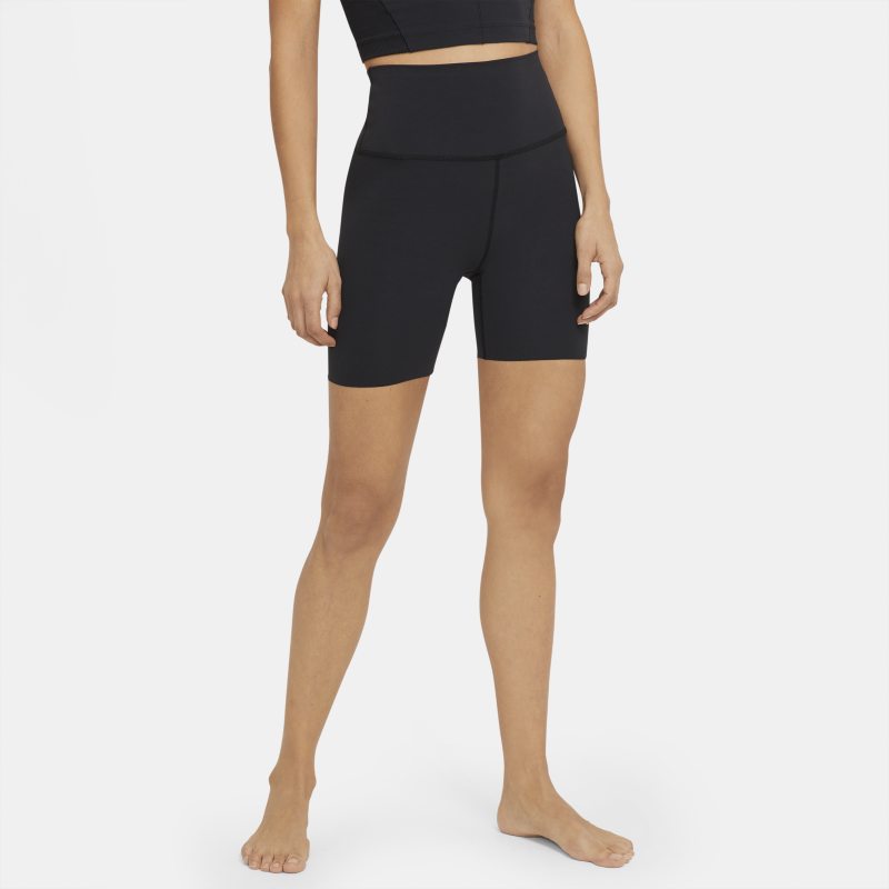 Short taille haute Nike Yoga Luxe pour Femme - Noir