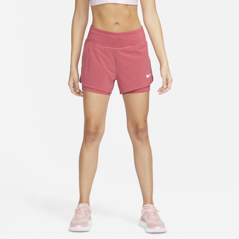 Nike Eclipse Pantalón corto de running 2 en 1 - Mujer - Rosa Nike