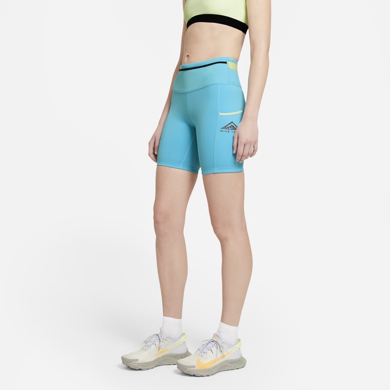 Terränglöparshorts Nike Epic Luxe för kvinnor - Blå