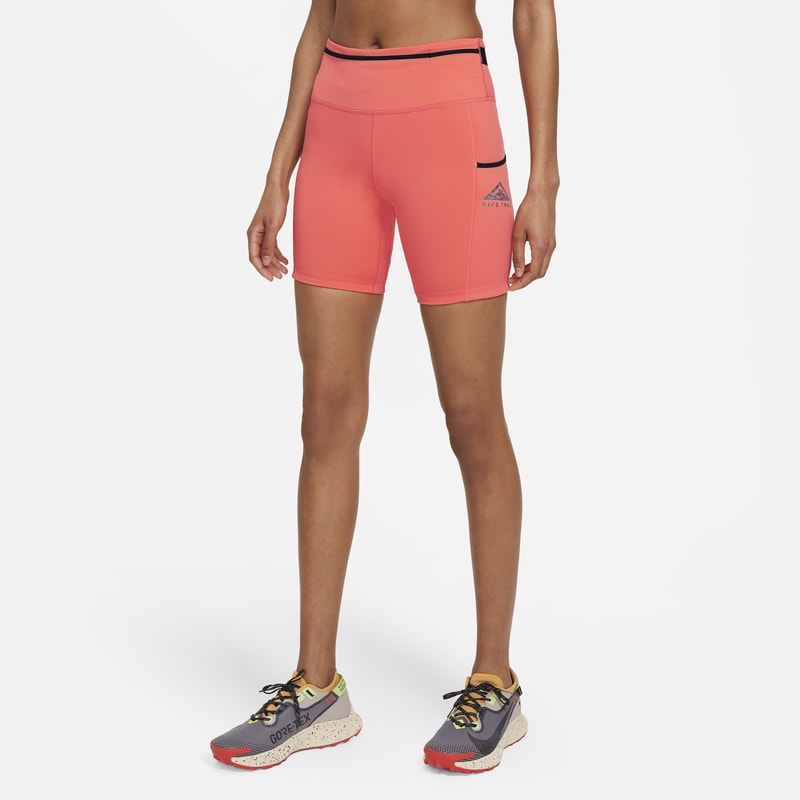 Terränglöparshorts Nike Epic Luxe för kvinnor - Orange