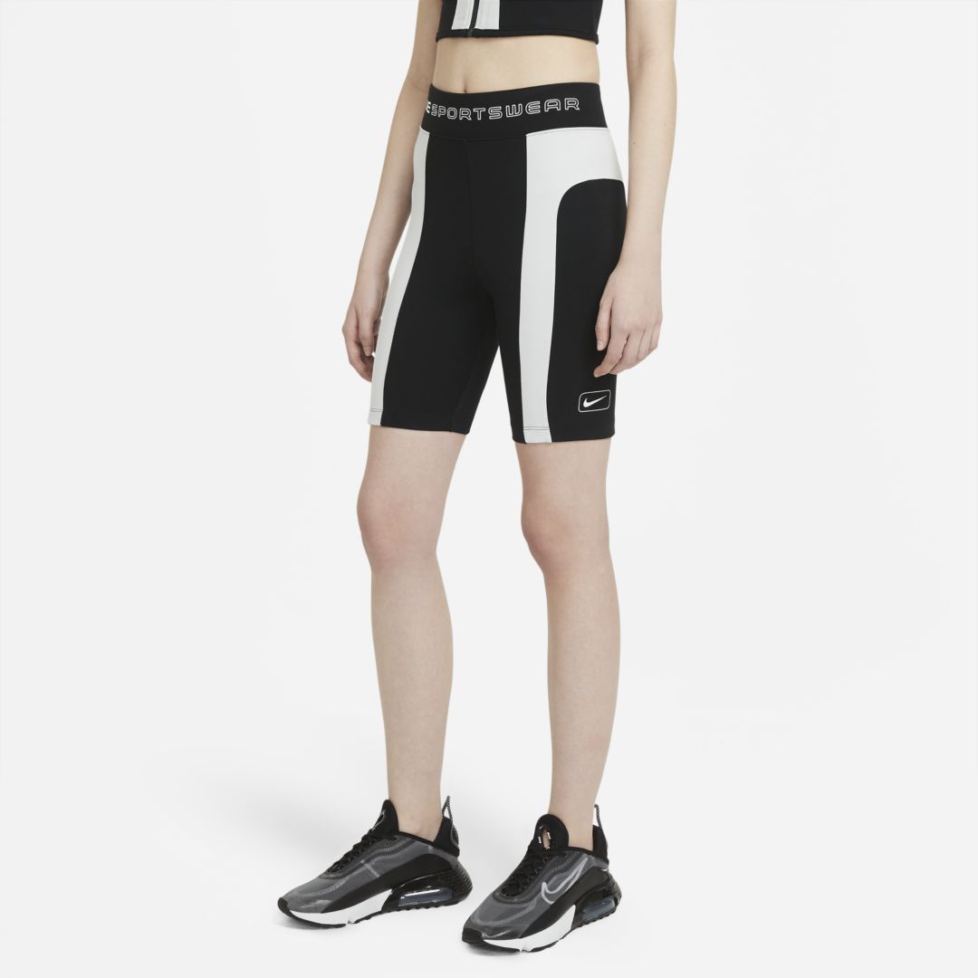 Nike Sportswear Women's Shorts In Black,pure Platinum,white