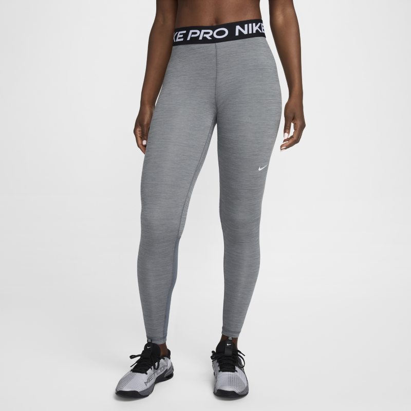 Damskie legginsy ze średnim stanem Nike Pro - Szary