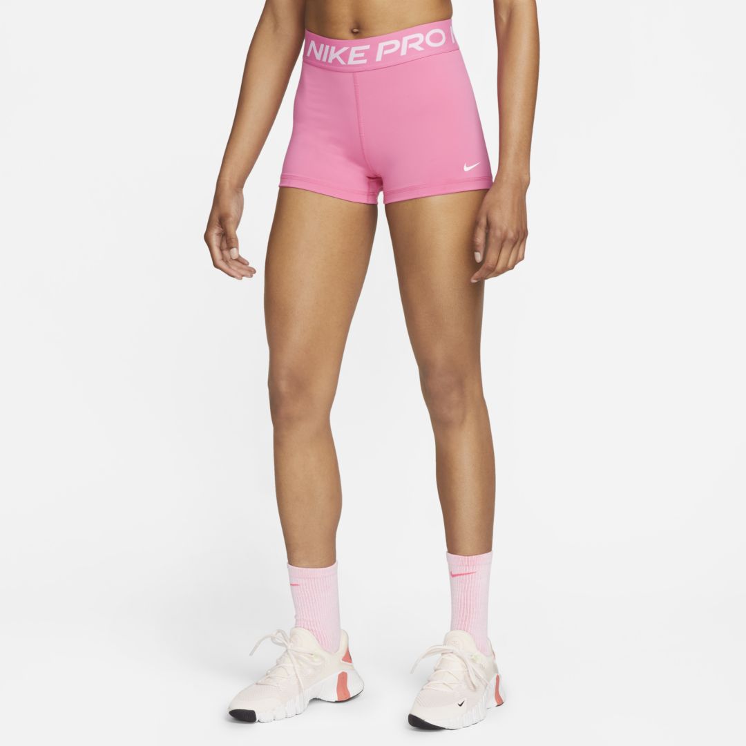 Pro 3in Shorts Girls - Pink, Black