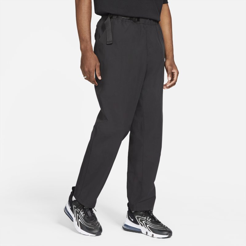 Męskie spodnie z tkaniny Nike Sportswear Premium Essentials - Czerń