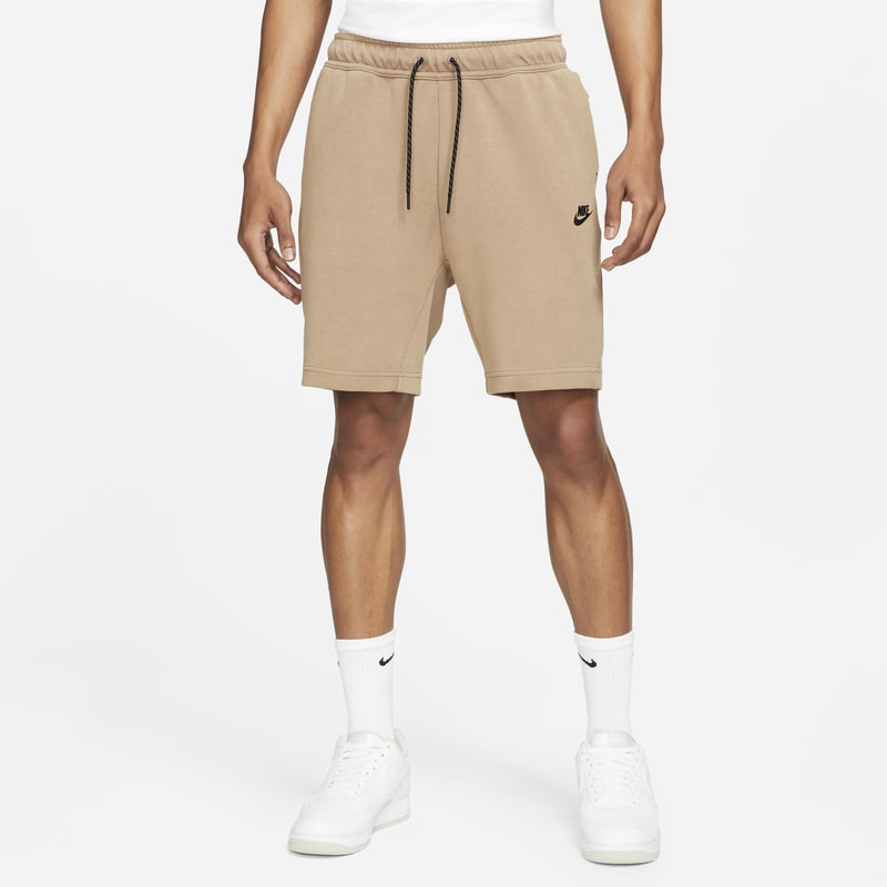 Tvättade shorts Nike Sportswear Tech Fleece för män - Brun
