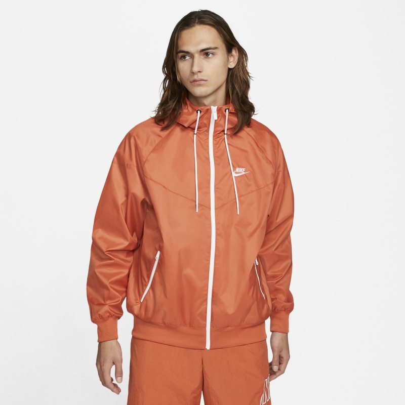 Huvjacka Nike Sportswear Windrunner för män - Orange