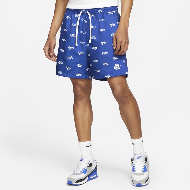 Luftiga, vävda shorts Nike Sportswear Club för män - Blå