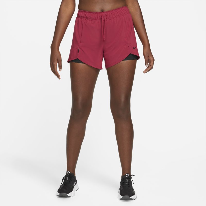 Nike Flex Essential 2-in-1 Pantalón corto de entrenamiento - Mujer - Rojo Nike