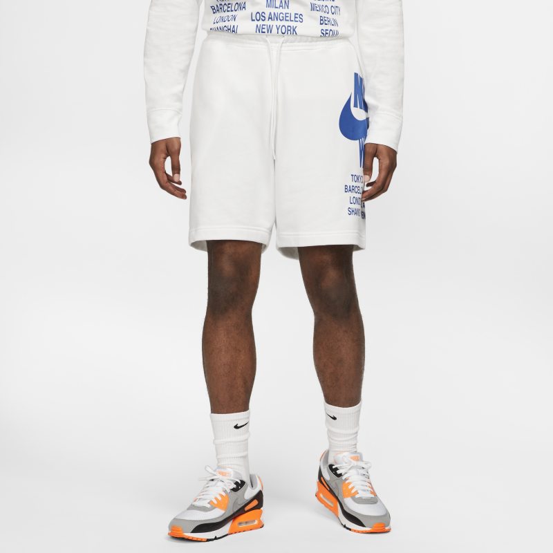 Nike Sportswear Pantalón corto de tejido French terry - Hombre - Blanco Nike