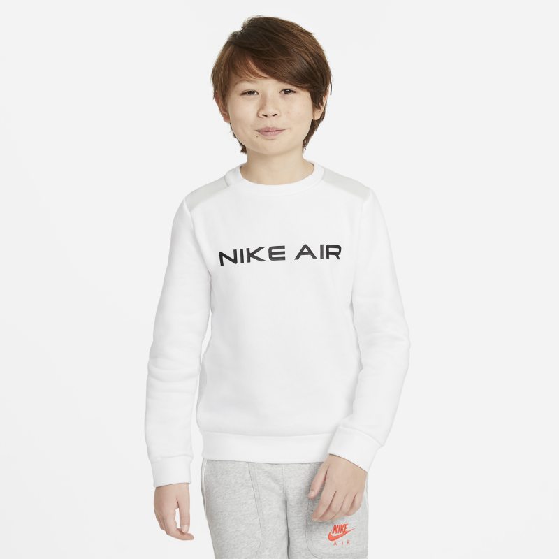Bluza dla dużych dzieci (chłopców) Nike Air - Biel