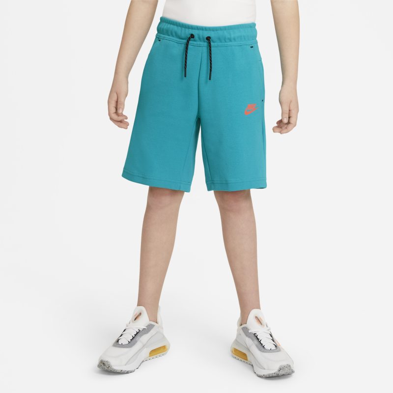Nike Sportswear Tech Fleece Older Kids' (Boys') Shorts - Blue