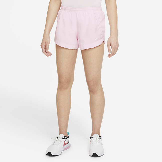 фото Беговые шорты для девочек школьного возраста nike dri-fit sprinter - розовый