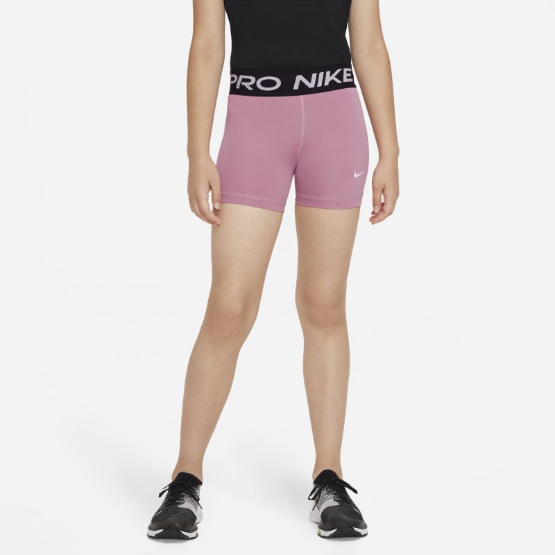 Spodenki dla dużych dzieci (dziewcząt) Nike Pro 7,5 cm - Różowy