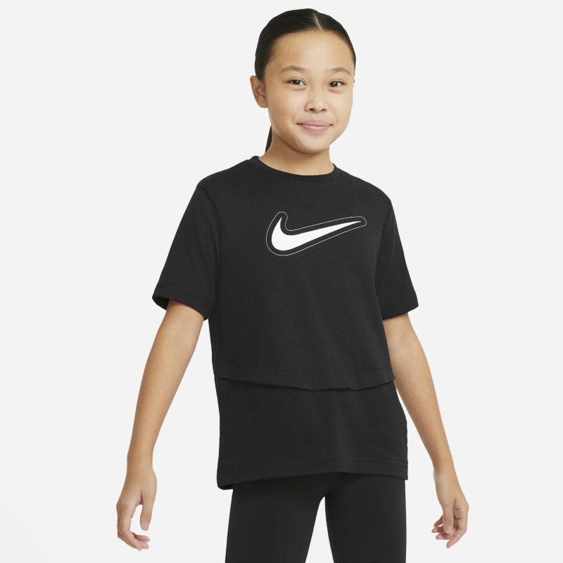 Nike Dri-FIT Trophy Camiseta de manga corta de entrenamiento - Niña - Negro Nike