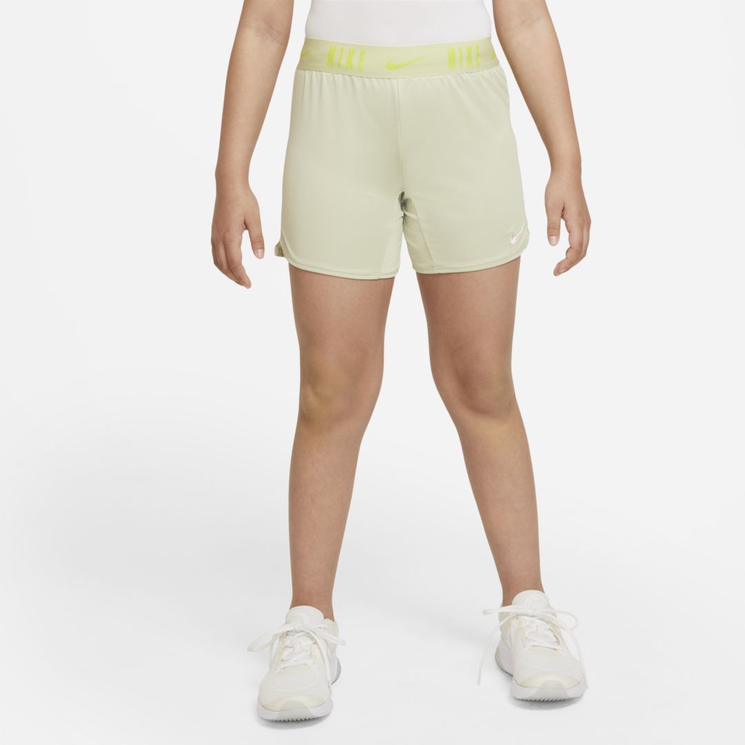 Nike Dri-fit Trophy Big Kids' (girls') 6" Training Shorts In Green