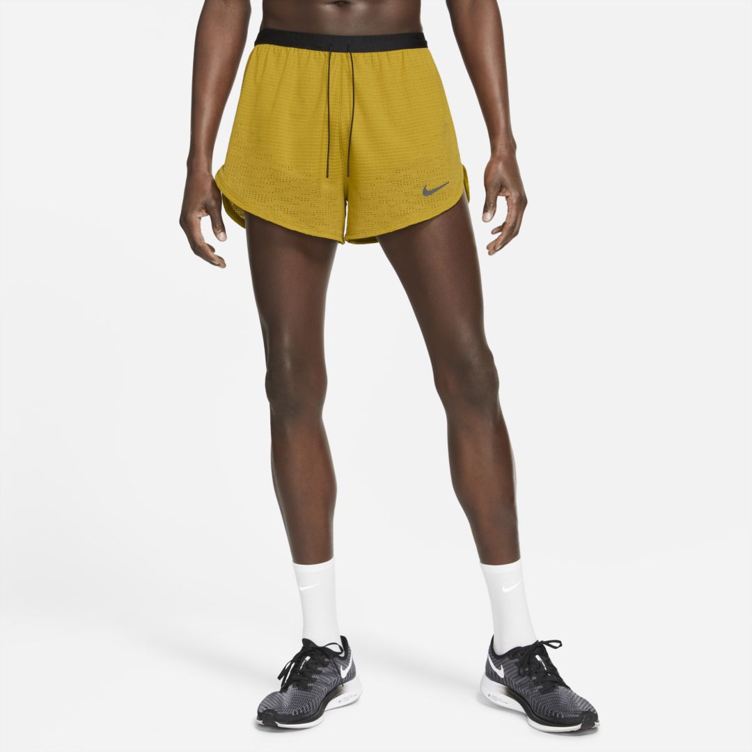 Nike Dri-fit Run Division Pinnacle Men's Running Shorts In Dark Citron,dark Citron