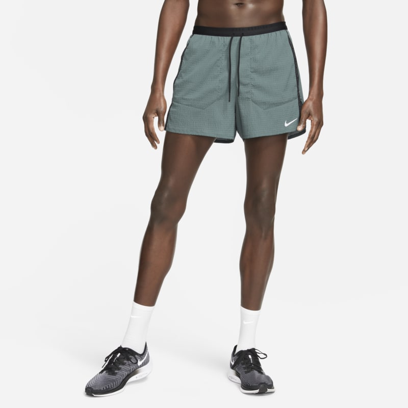 Nike Flex Stride Run Division Men's Brief-Lined Running Shorts - Grey