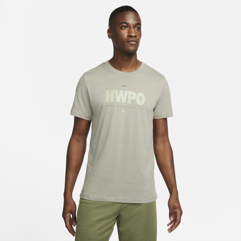Męski T-shirt treningowy Nike Dri-FIT „HWPO” - Zieleń